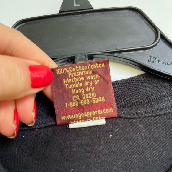 Vintage “I Sledded Over the Top” Tee Tok-Dawson Alaska Yukon Canada Flag L - Picture 5 of 6